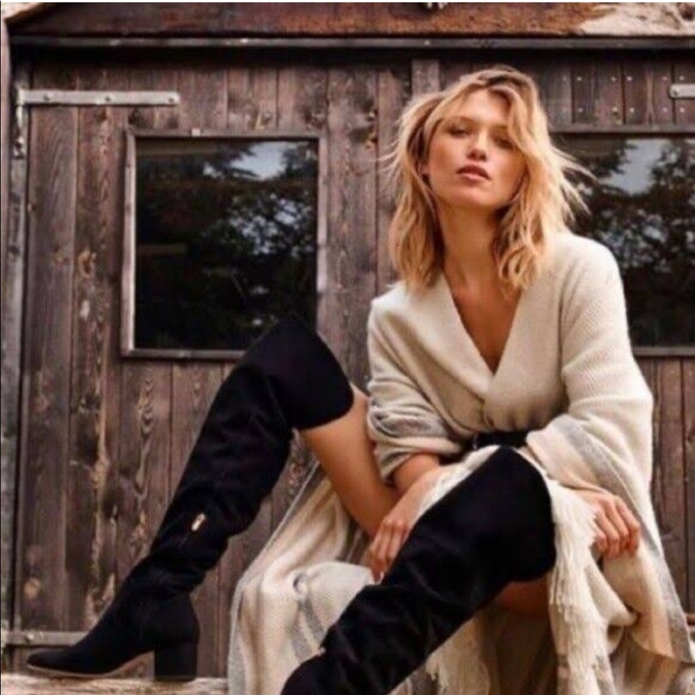 Elina suede over the knee boots